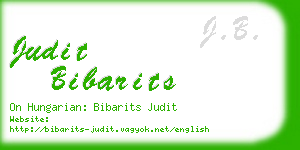 judit bibarits business card